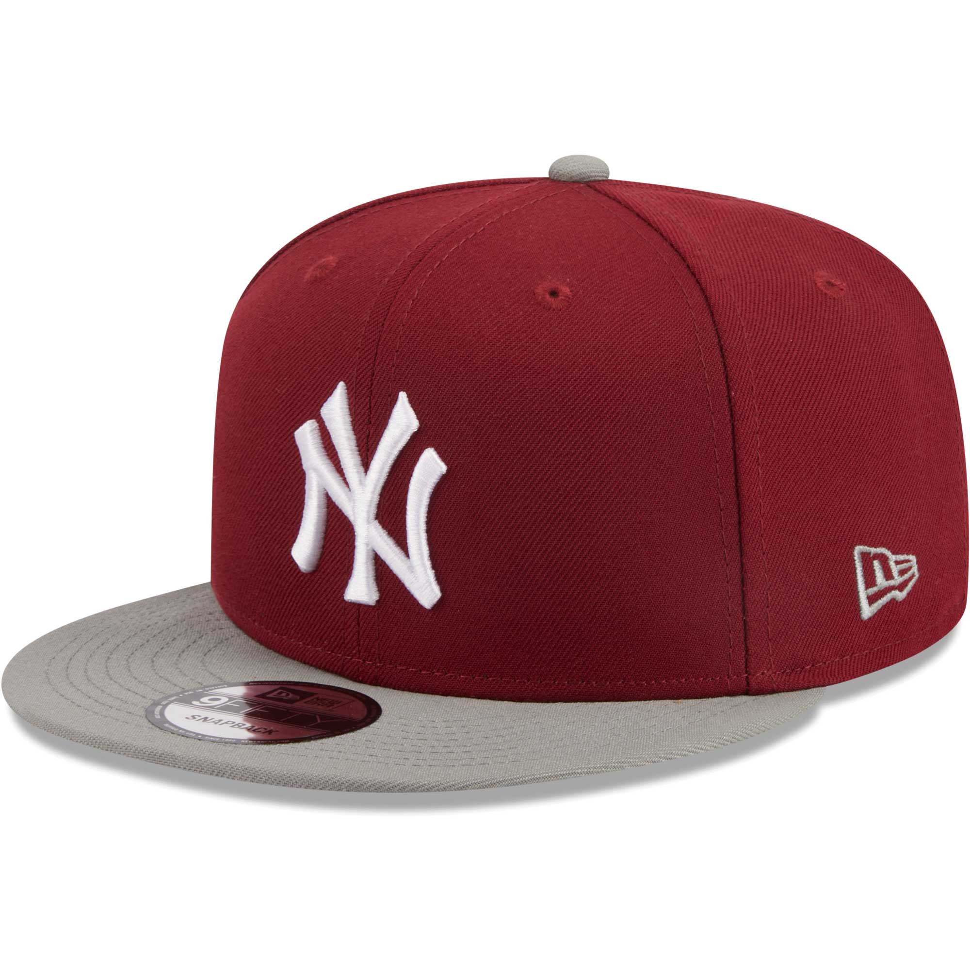 New York Yankees New Era Two-Tone Color Pack 9FIFTY Snapback Hat - Cardinal