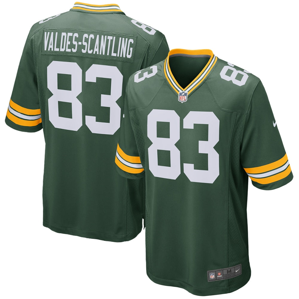 Marquez Valdes-Scantling Green Bay Packers Nike Game Player Jersey   Green