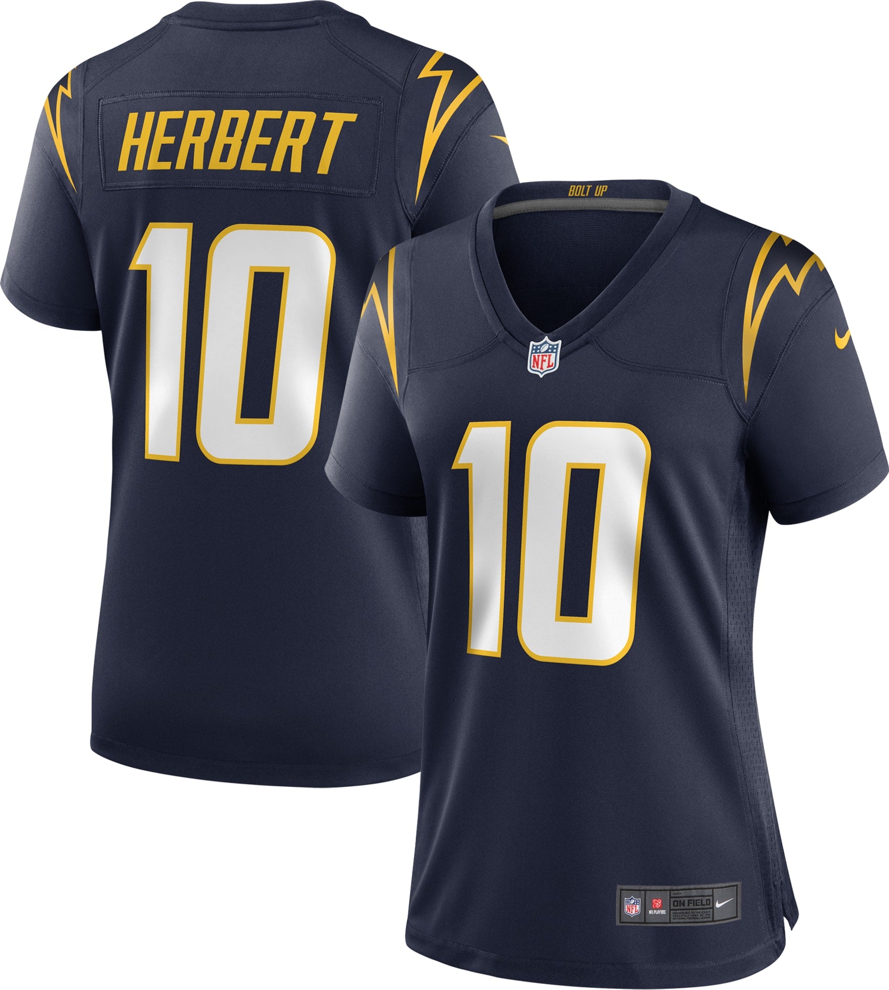 Justin Herbert Los Angeles Chargers Nike Women s Alternate Game Jersey   Navy