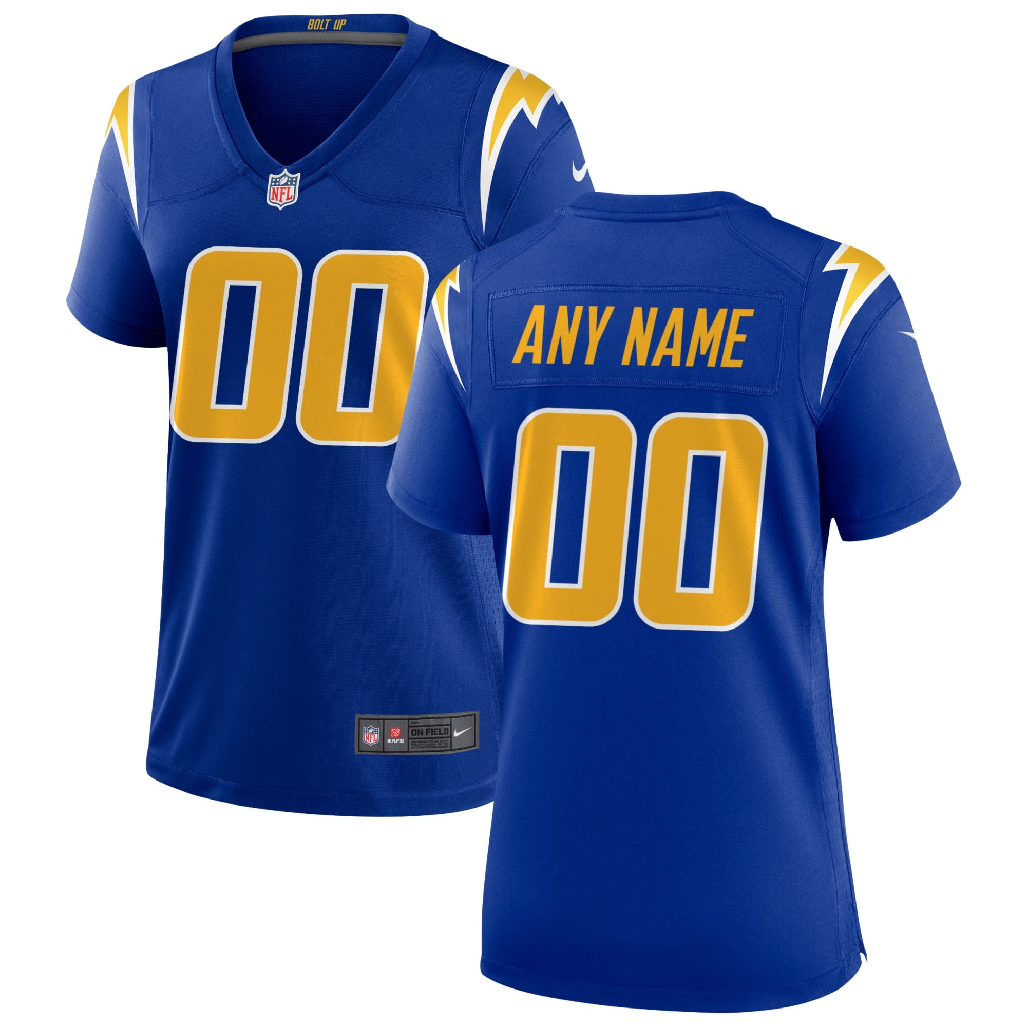 Los Angeles Chargers Nike Women s Alternate Custom Game Jersey   Royal