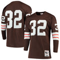 Jim Brown Cleveland Browns Mitchell   Ness 1964 Authentic Throwback Retired Player Jersey   Brown