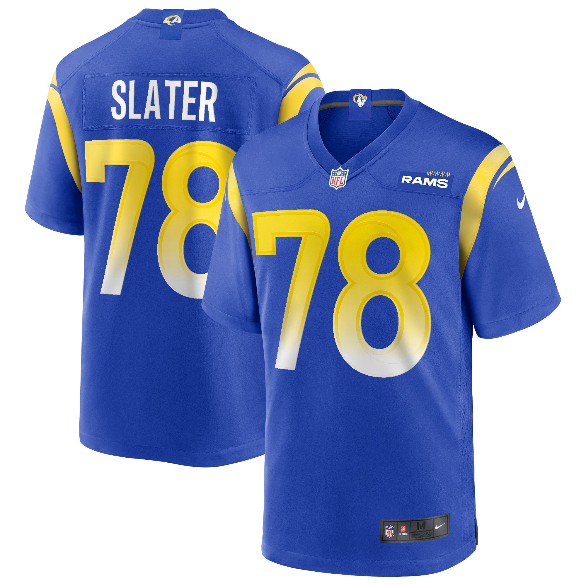 Jackie Slater Los Angeles Rams Nike Game Retired Player Jersey   Royal