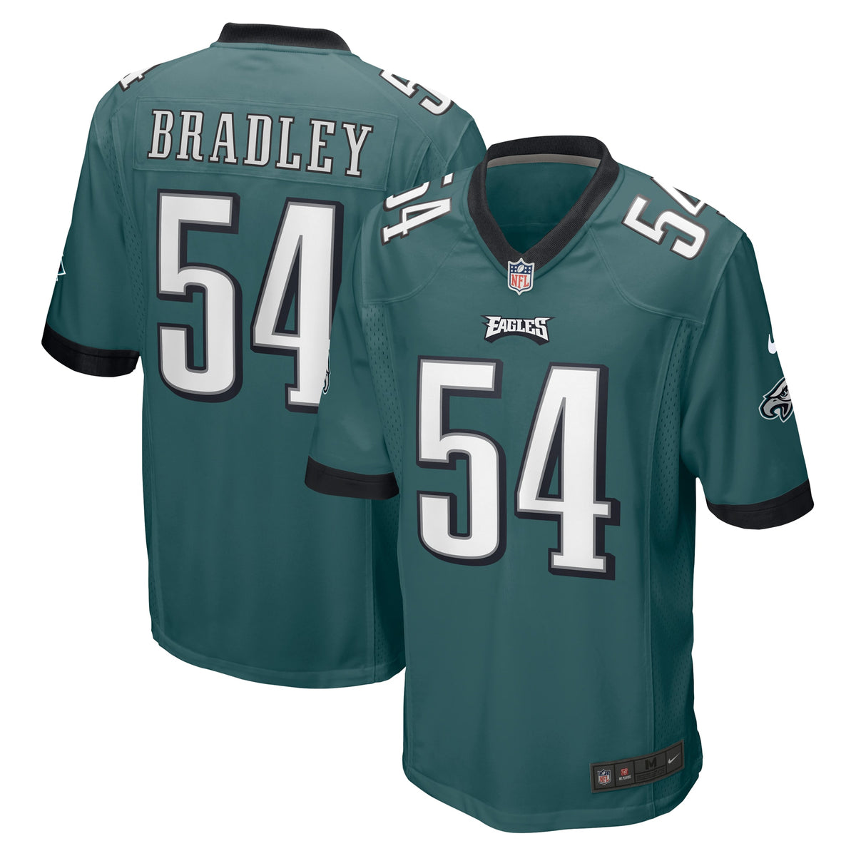 Shaun Bradley Philadelphia Eagles Nike Game Jersey   Midnight Green