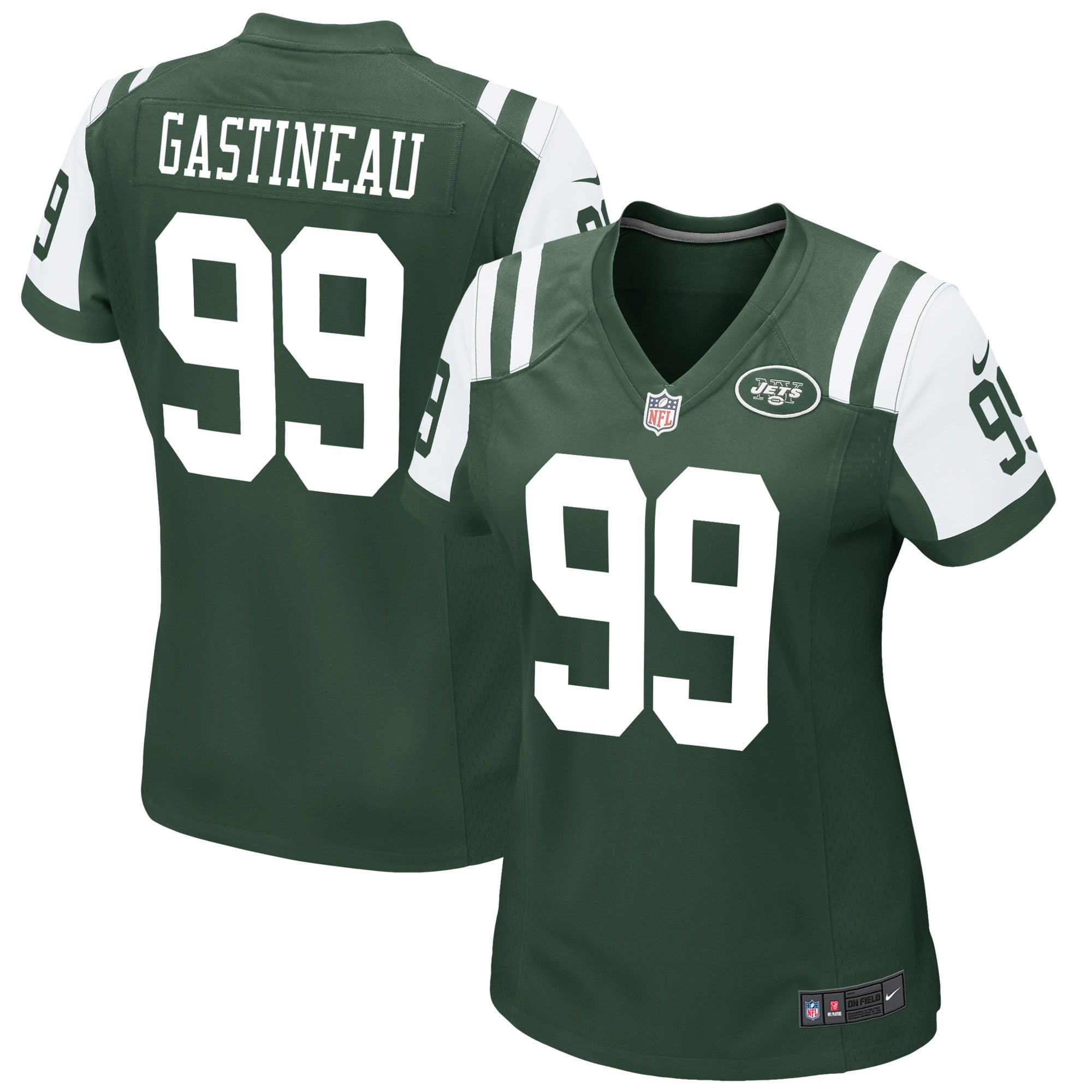 Mark Gastineau New York Jets Nike Women s Retired Game Jersey   Green