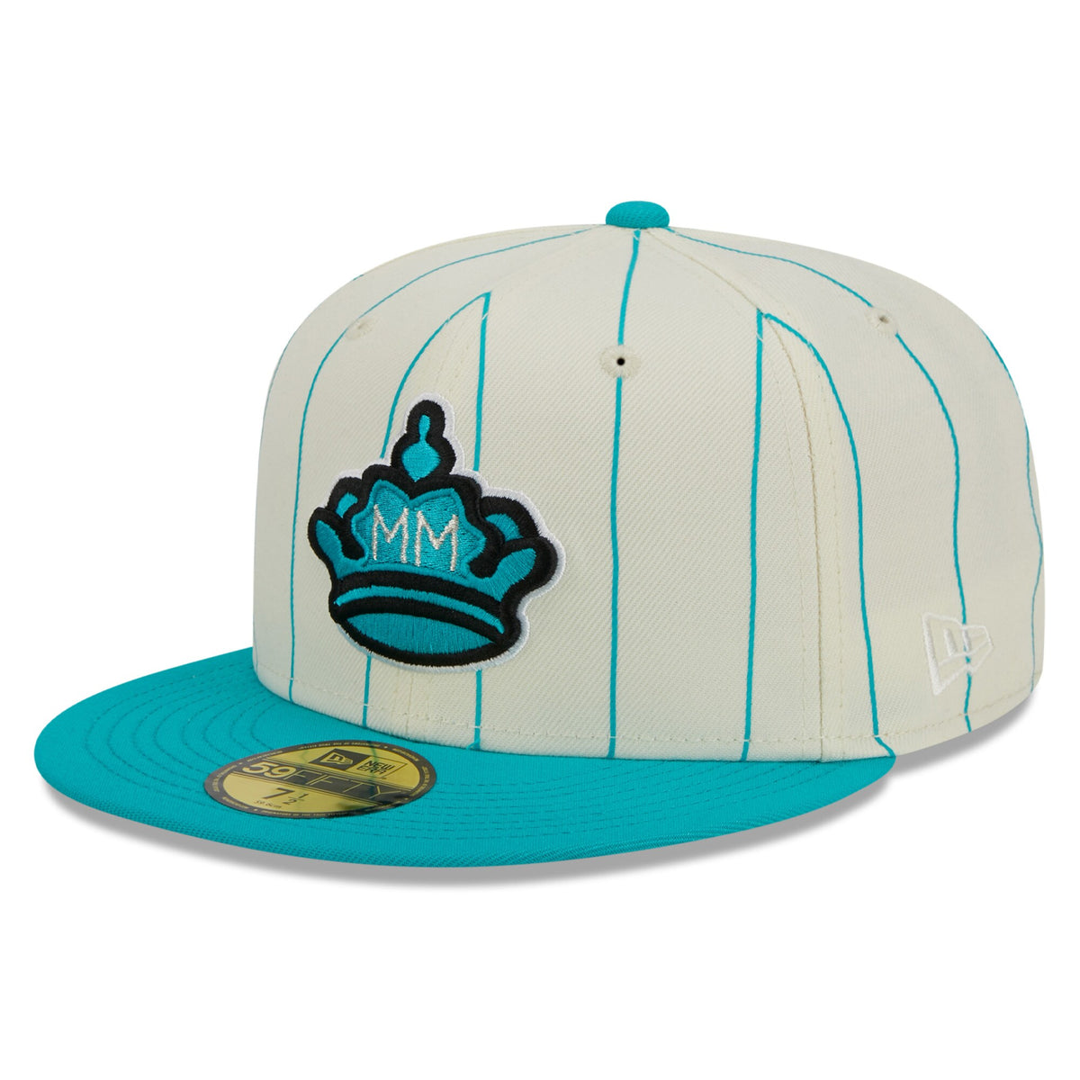 Miami Marlins New Era Cooperstown Collection Retro City 59FIFTY Fitted Hat - White