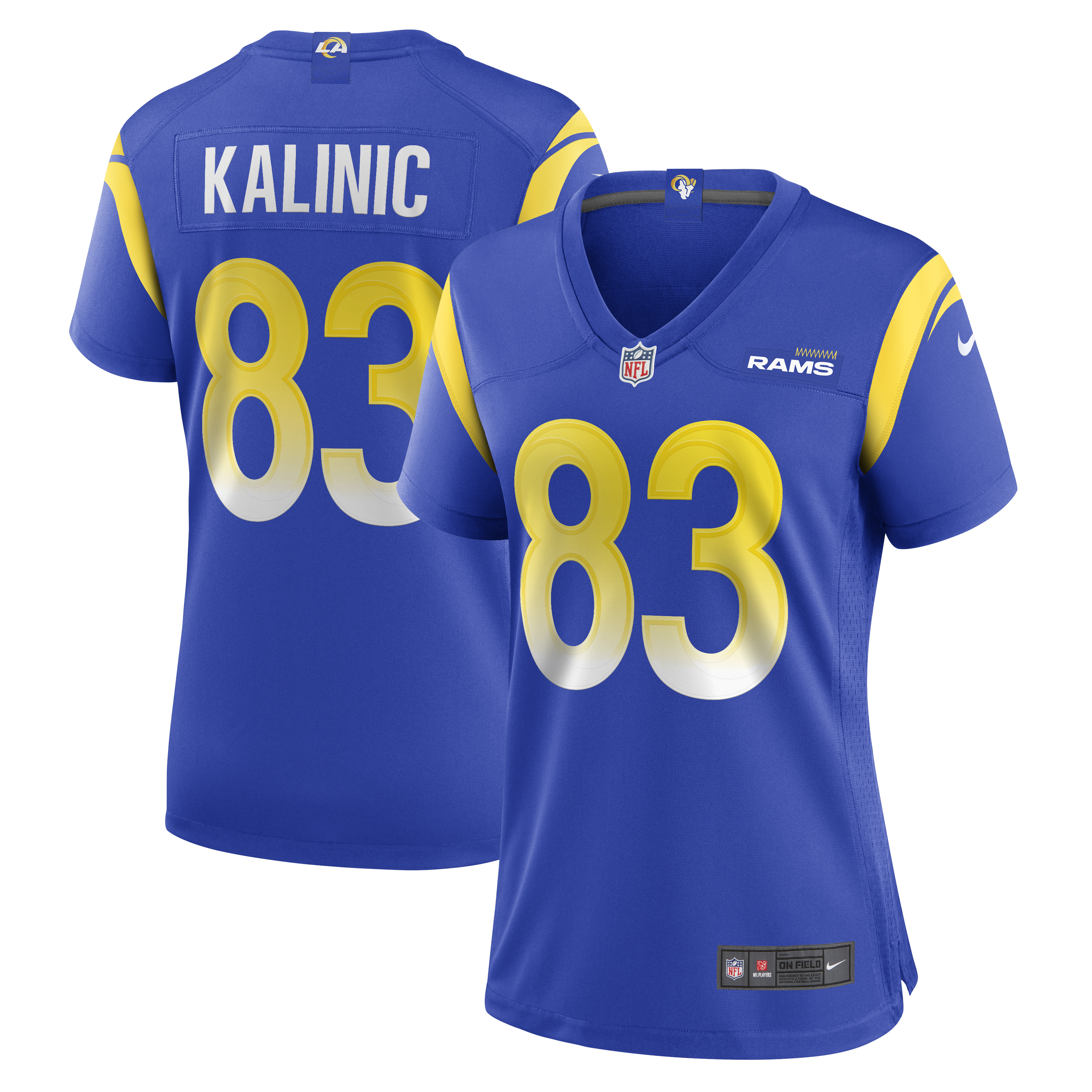 Nikola Kalinic Los Angeles Rams Nike Women s  Game Jersey   Royal