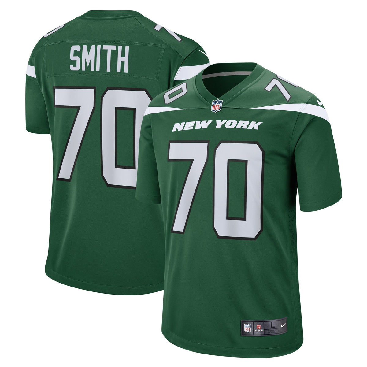 Eric Smith New York Jets Nike Game Player Jersey   Gotham Green