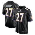 Men s Nike J.K. Dobbins Black Baltimore Ravens Game Jersey