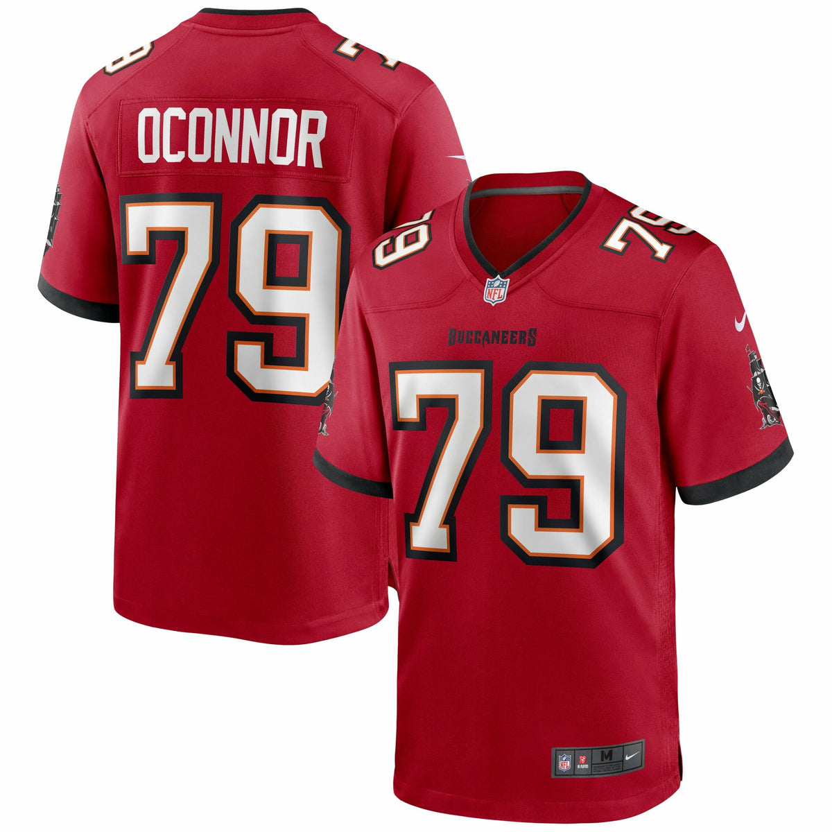 Men s Nike Patrick O Connor Red Tampa Bay Buccaneers Game Jersey