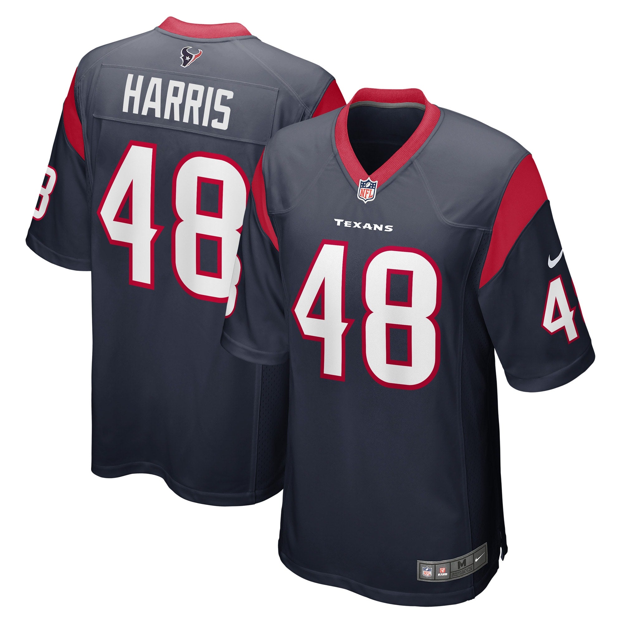 Christian Harris Houston Texans Nike Game Player Jersey   Navy