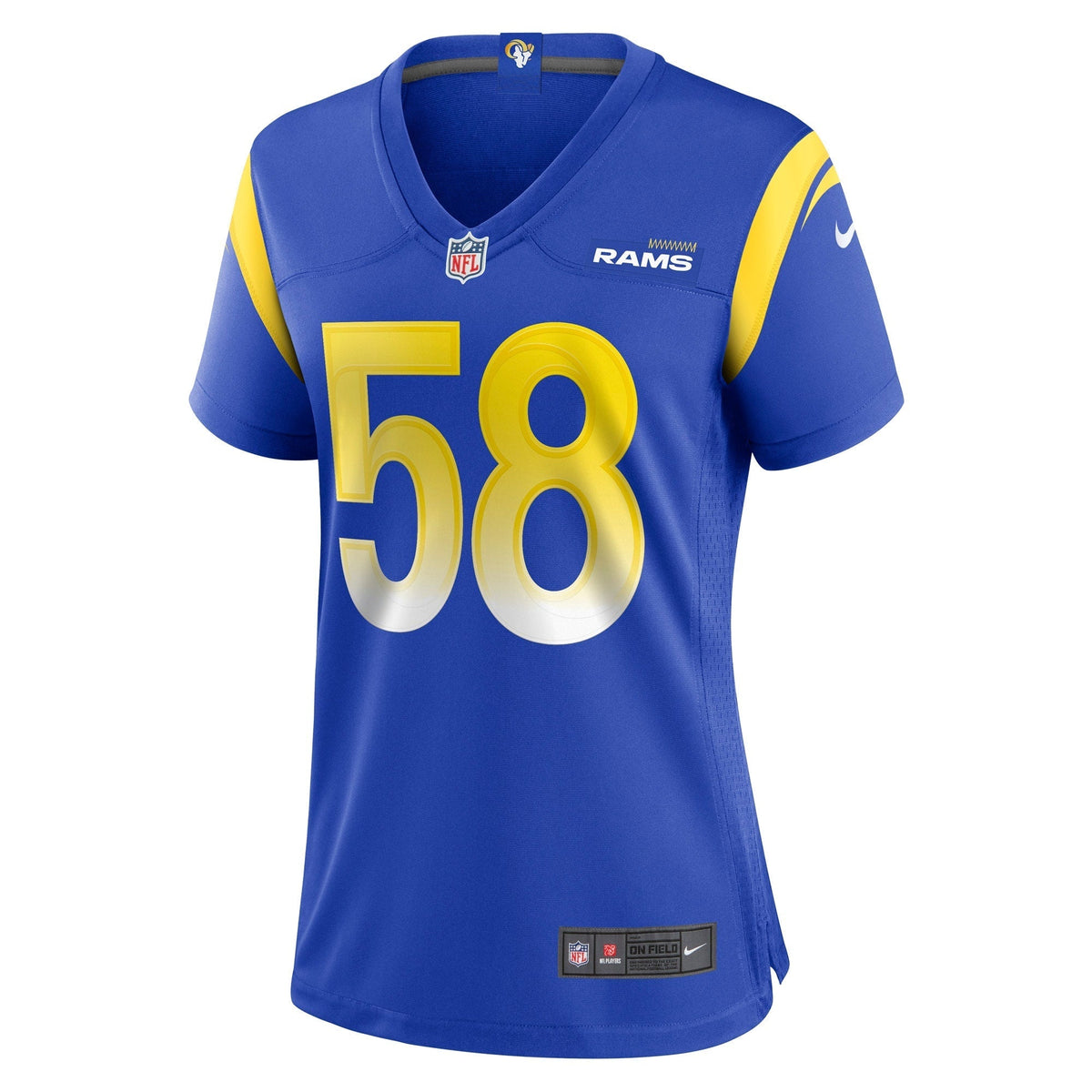 Women s Nike Justin Hollins Royal Los Angeles Rams Game Jersey