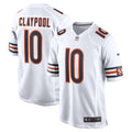 Chase Claypool Chicago Bears Nike Game Player Jersey   White