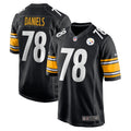 Men s Nike James Daniels Black Pittsburgh Steelers Game Player Jersey