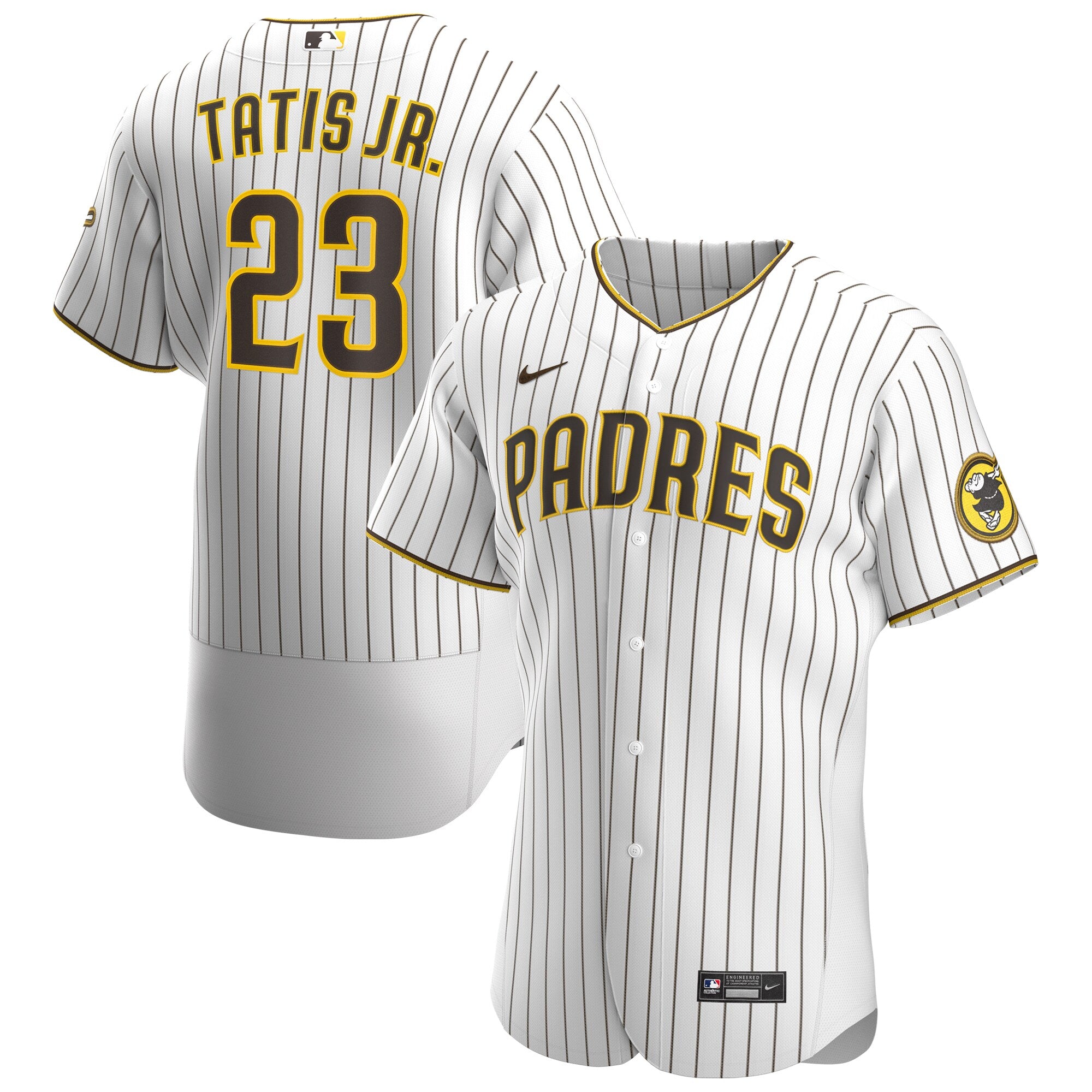Fernando Tatis Jr. San Diego Padres Nike Home Authentic Player Jersey - White/Brown