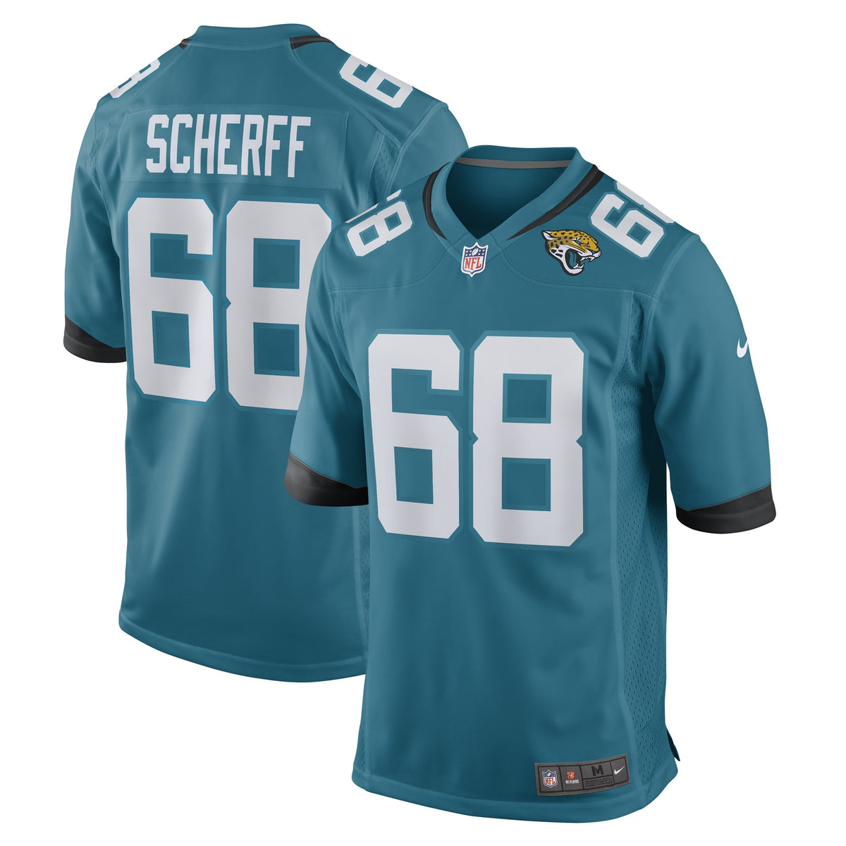 Brandon Scherff Jacksonville Jaguars Nike Game Player Jersey   Teal