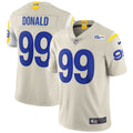 Men s Nike Aaron Donald Bone Los Angeles Rams Vapor Limited Jersey