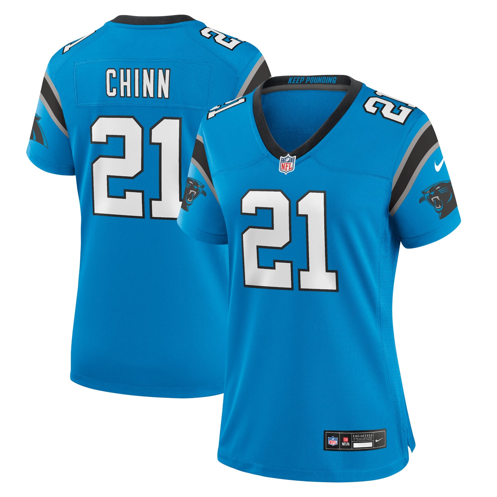 Jeremy Chinn Carolina Panthers Nike Women s Player Jersey   Blue