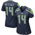 Women s Nike DK Metcalf College Navy Seattle Seahawks Game Player Jersey