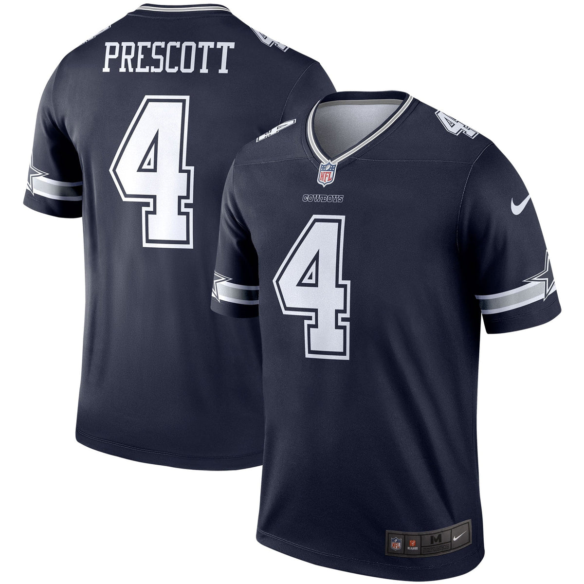 Men s Nike Dak Prescott Navy Dallas Cowboys Legend Player Jersey