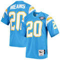 Natrone Means Los Angeles Chargers Mitchell   Ness Authentic Retired Player Jersey   Powder Blue