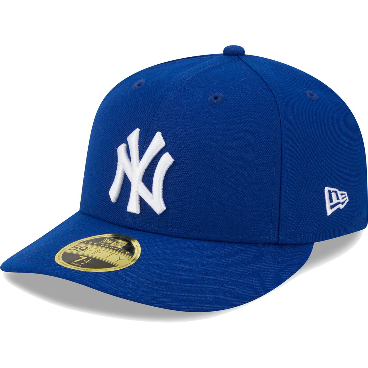 New York Yankees New Era White Logo?Low Profile 59FIFTY Fitted Hat - Royal