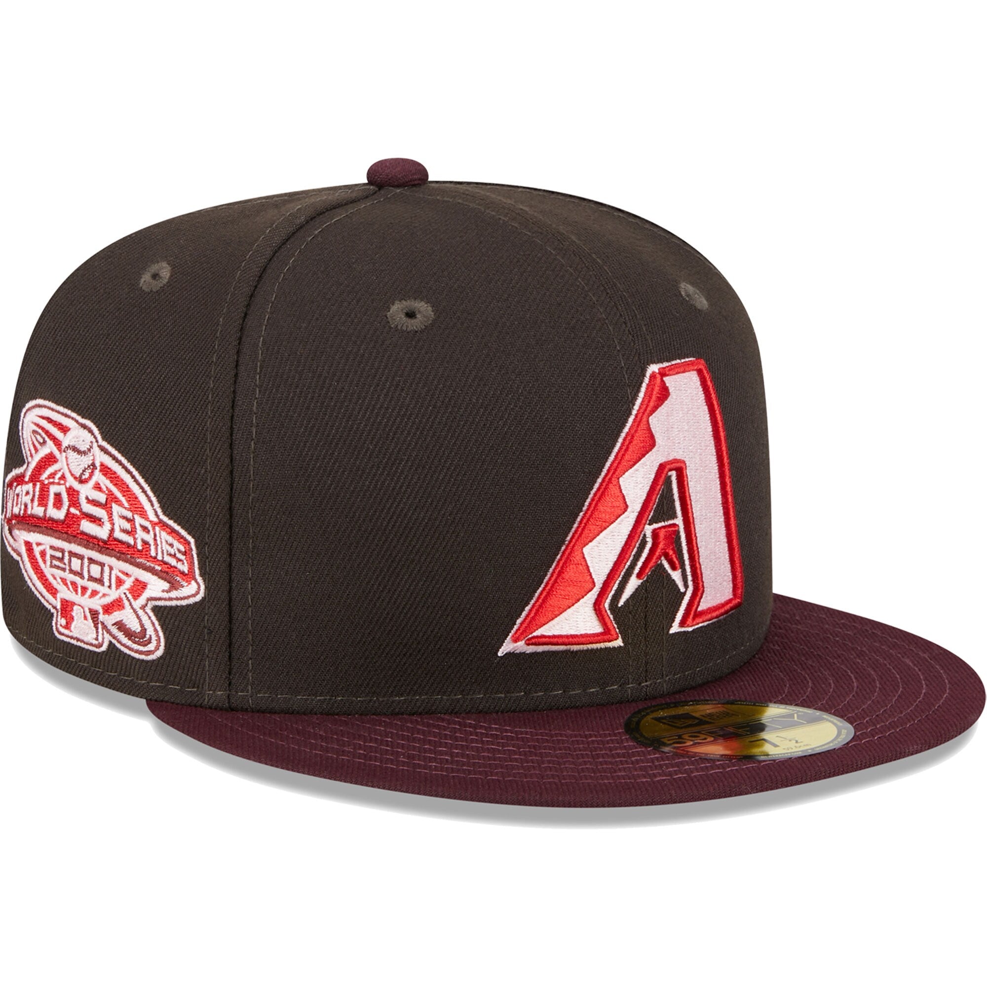 Arizona Diamondbacks New Era Chocolate Strawberry 59FIFTY Fitted Hat - Brown/Maroon