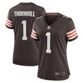 Juan Thornhill Cleveland Browns Nike Women s Team Game Jersey   Brown