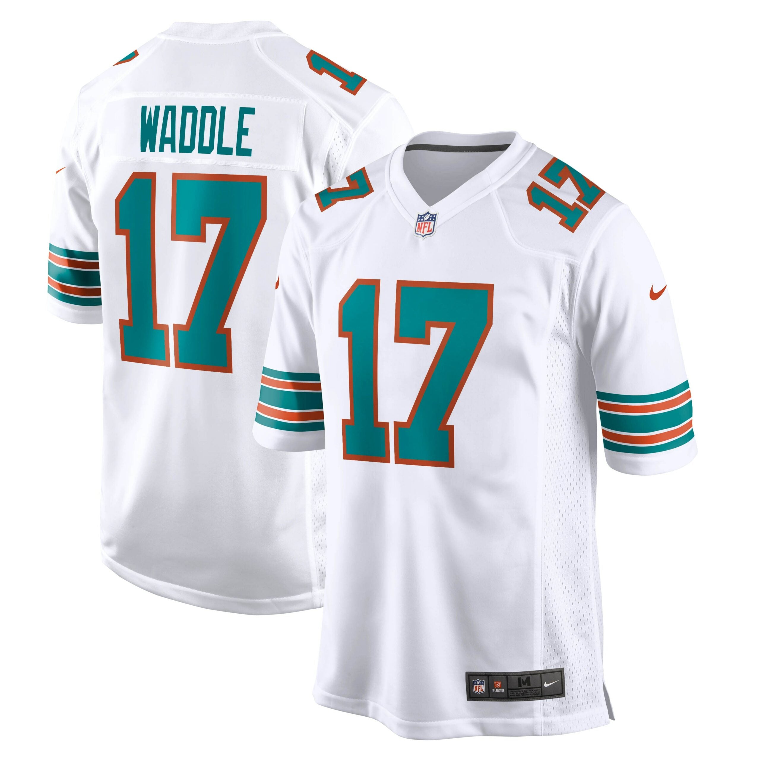 Jaylen Waddle Miami Dolphins Nike Game Jersey   White