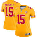 Patrick Mahomes Kansas City Chiefs Nike Women s Inverted Legend Jersey   Gold