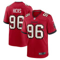 Men s Nike Akiem Hicks Red Tampa Bay Buccaneers Game Player Jersey