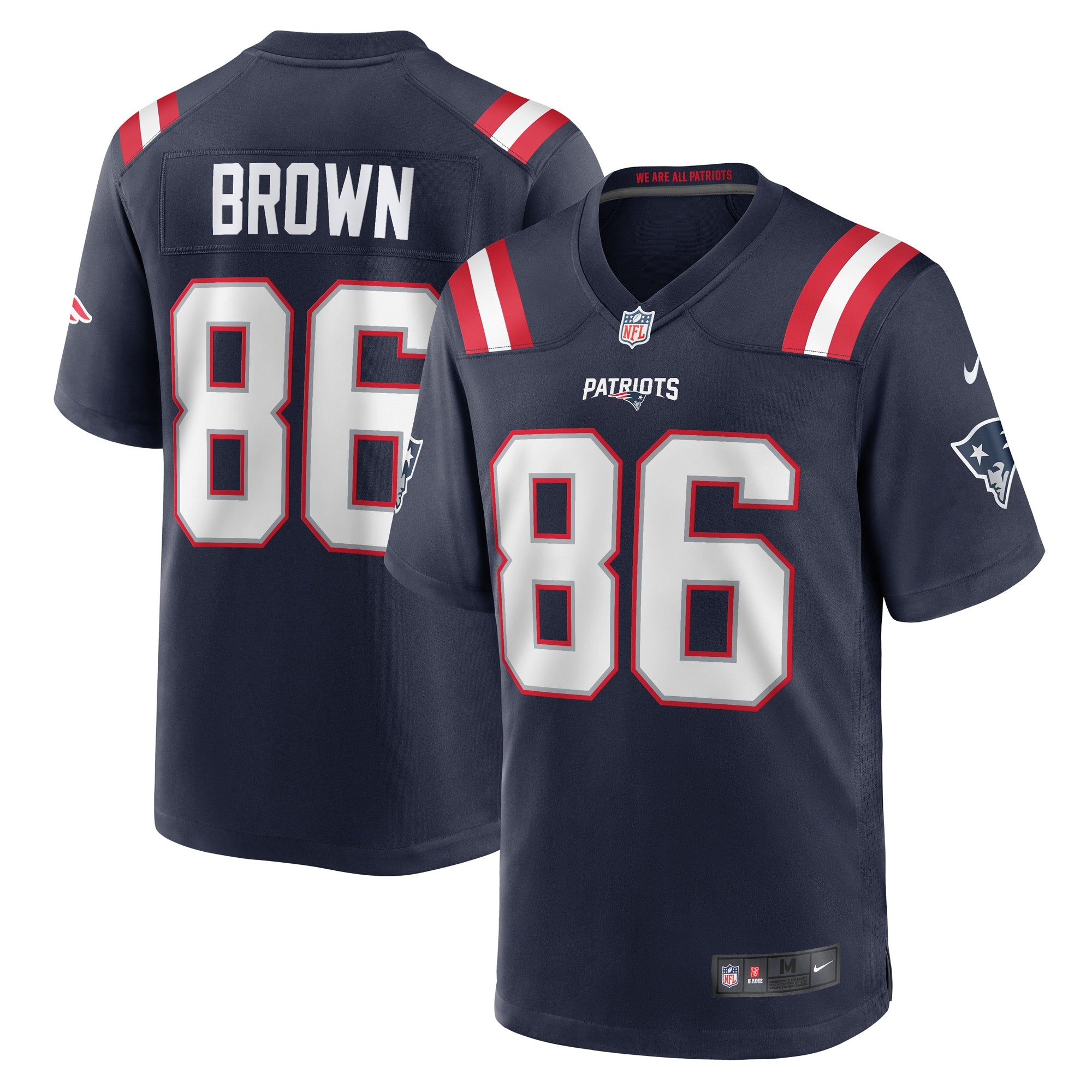 Pharaoh Brown New England Patriots Nike Team Game Jersey    Navy