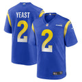 Men s Nike Russ Yeast Royal Los Angeles Rams Home Game Jersey