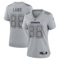 Women s Nike CeeDee Lamb Gray Dallas Cowboys Atmosphere Fashion Game Jersey