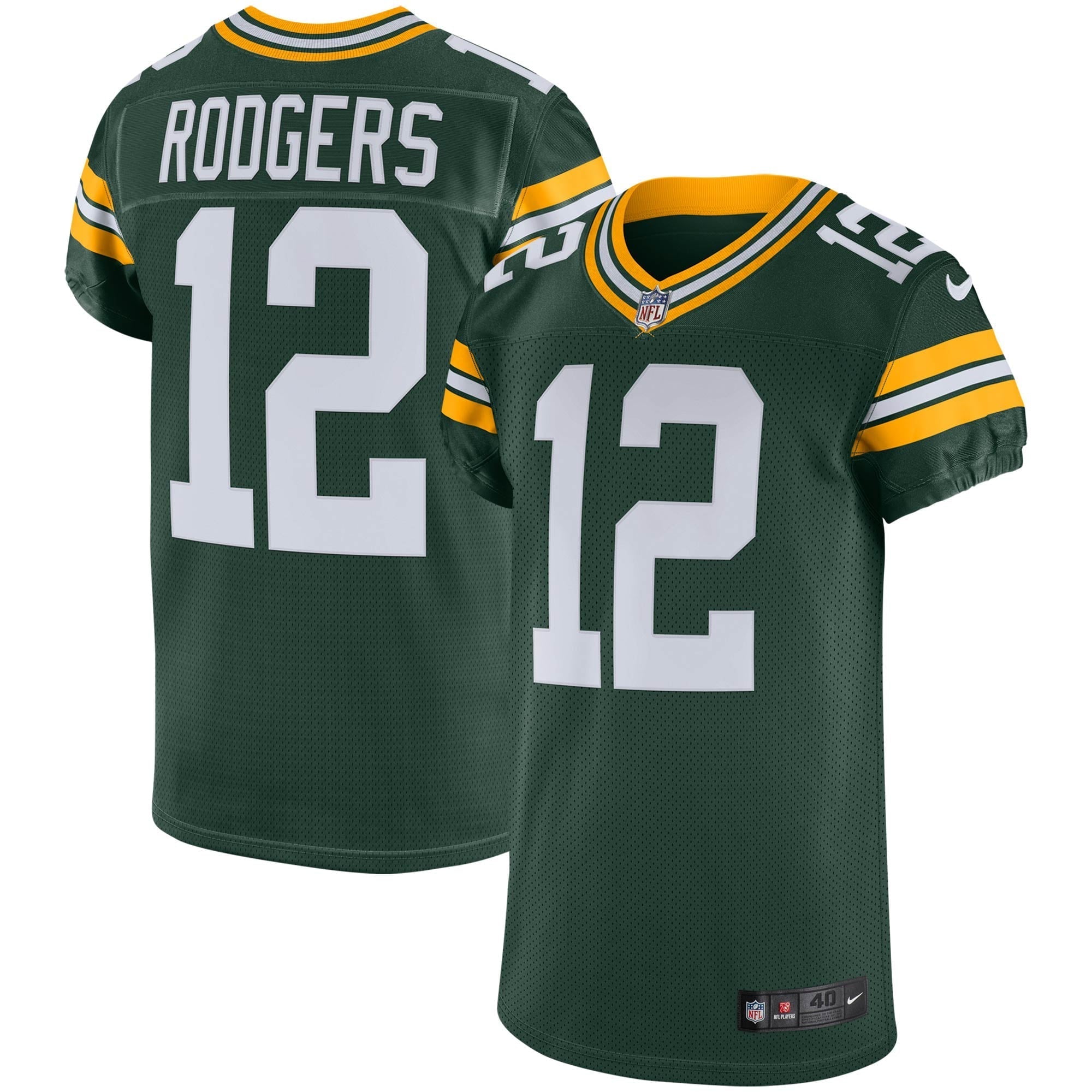 Men s Nike Aaron Rodgers Green Green Bay Packers Vapor Elite Jersey