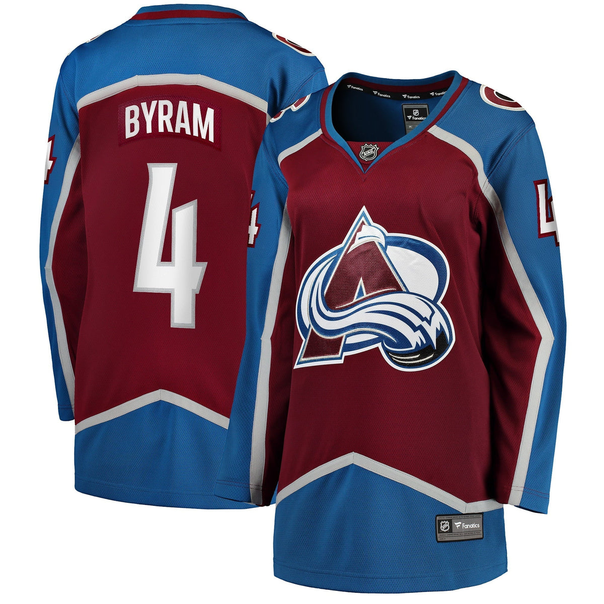 Women's Fanatics Branded Bowen Byram Burgundy Colorado Avalanche Home Breakaway Player Jersey