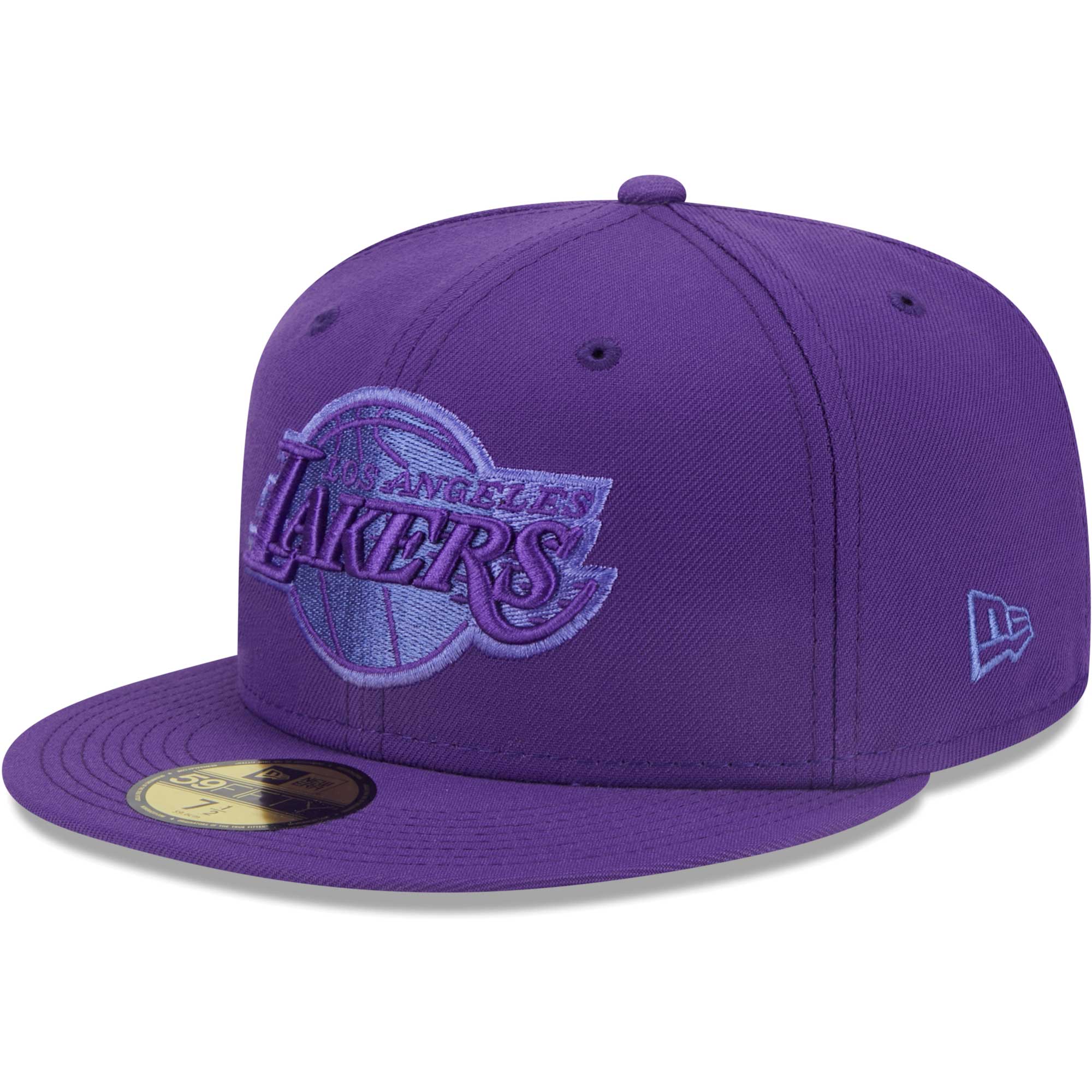 Los Angeles Lakers New Era Monocamo 59FIFTY Fitted Hat - Purple