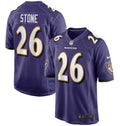 Men s Baltimore Ravens Geno Stone Purple Vapor Untouchable Limited Jerseys
