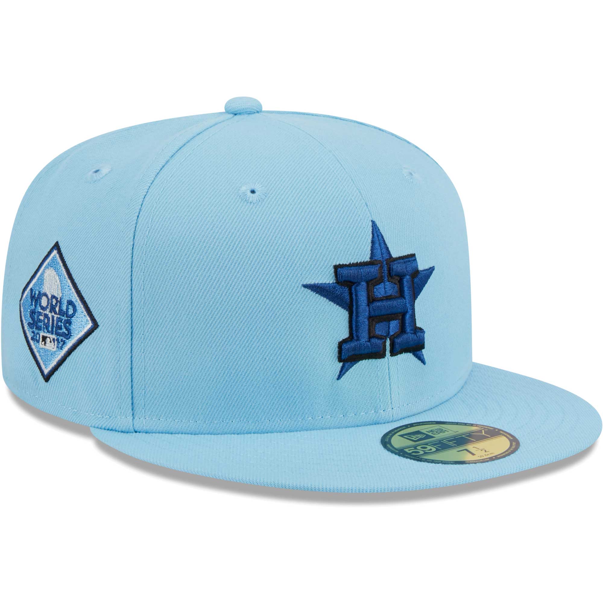 Houston Astros New Era 59FIFTY Fitted Hat - Light Blue