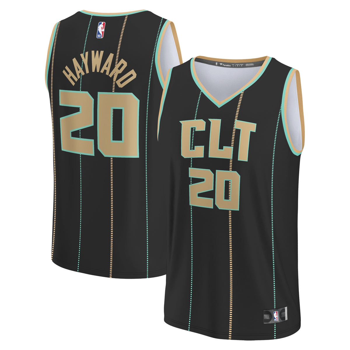 Gordon Hayward Charlotte Hornets Fanatics Branded 2022/23 Fastbreak Jersey - City Edition - Black