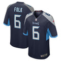 Nick Folk Tennessee Titans Nike Team Game Jersey    Navy
