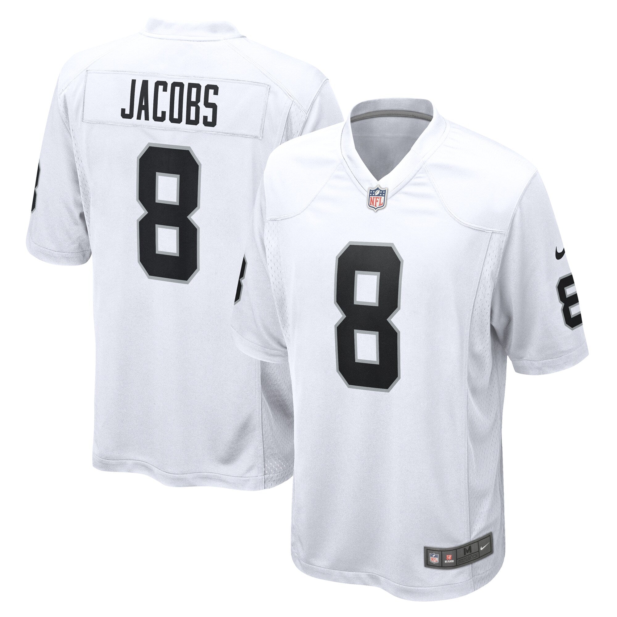 Josh Jacobs Las Vegas Raiders Nike Game Player Jersey   White
