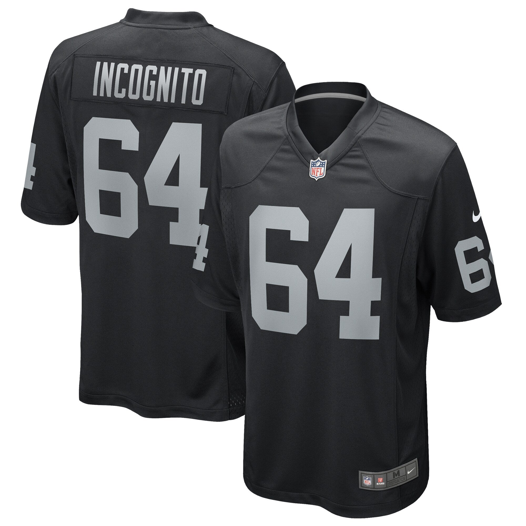 Richie Incognito Las Vegas Raiders Nike Game Jersey   Black