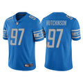 Youth Detroit Lions Aidan Hutchison Vapor Jersey   Blue
