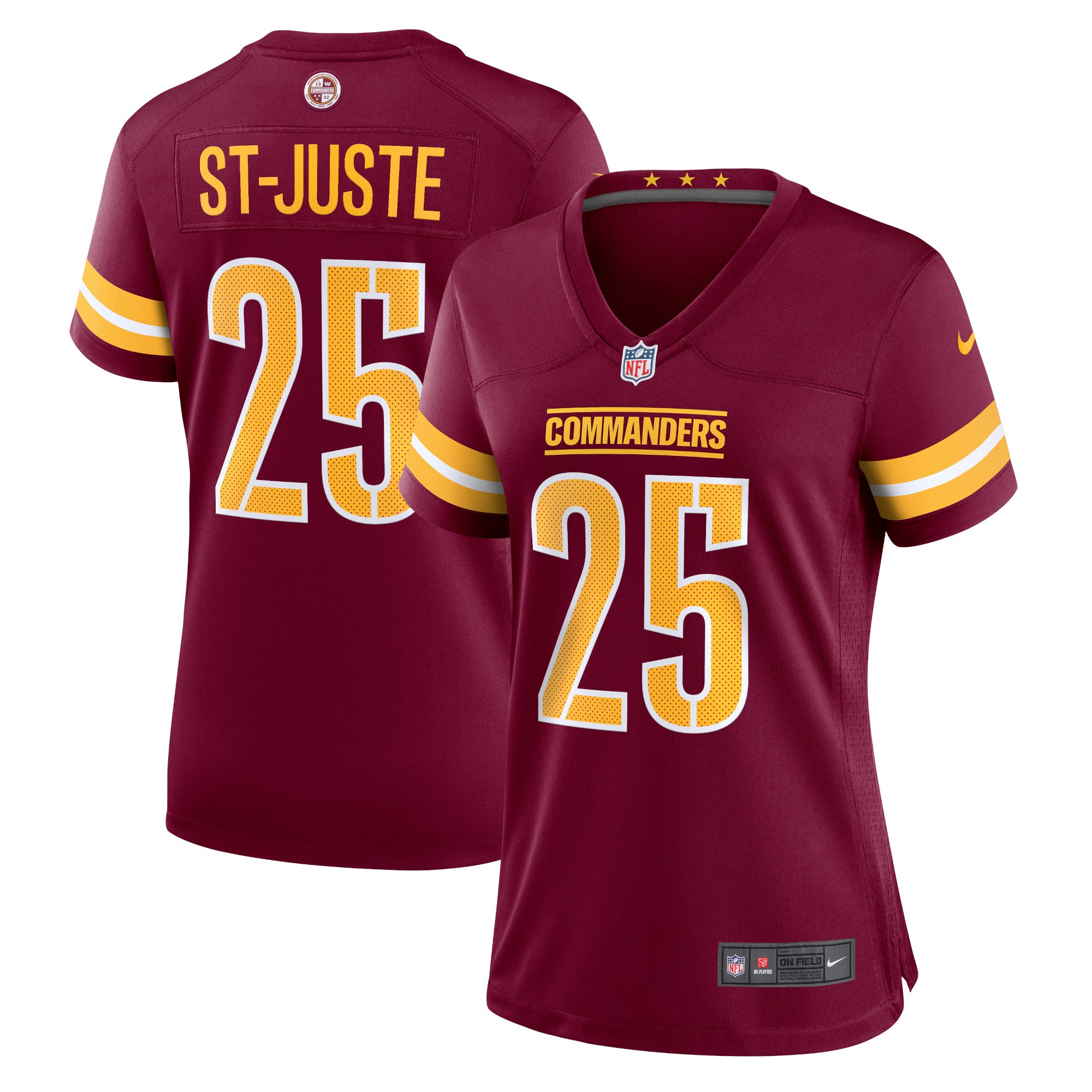 Benjamin St-Juste Washington Commanders Nike Women s Player Game Jersey   Burgundy