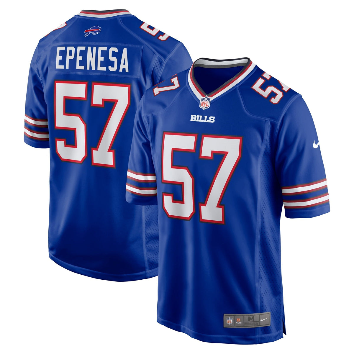 Men s Nike A.J. Epenesa Royal Buffalo Bills Game Player Jersey