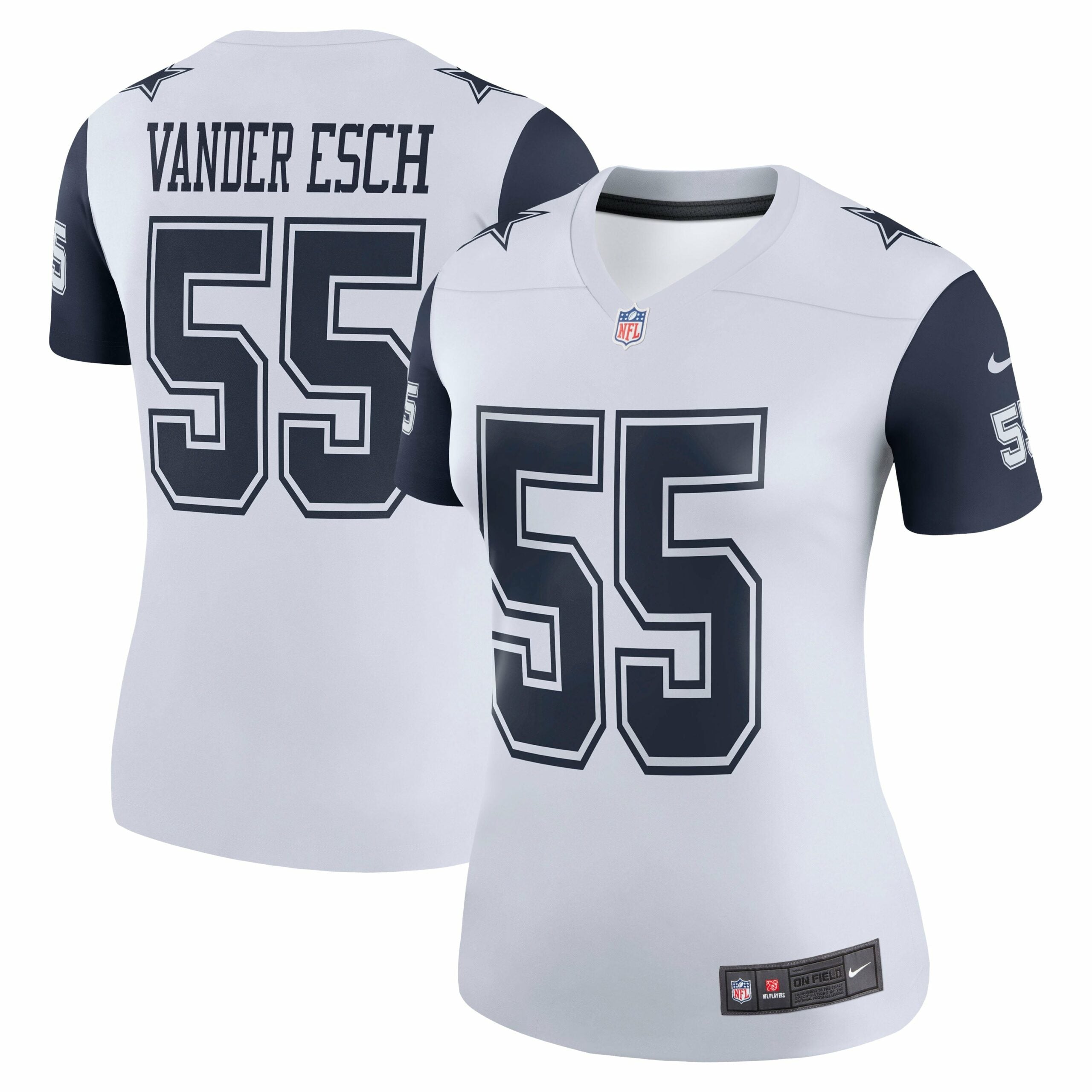 Women s Nike Leighton Vander Esch White Dallas Cowboys Color Rush Legend Player Jersey