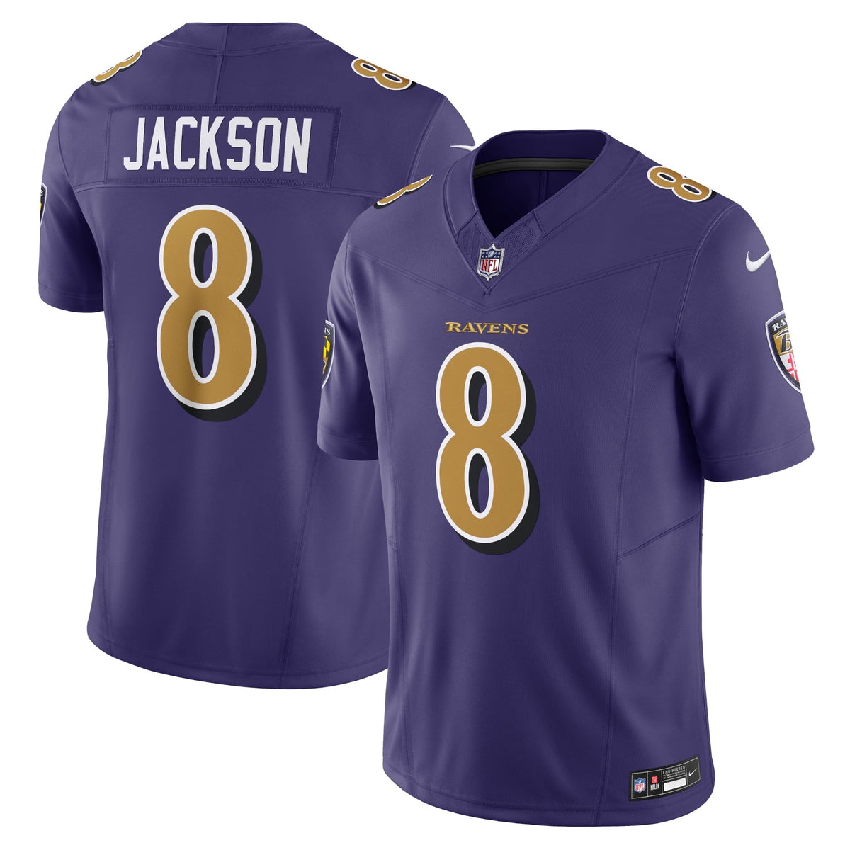 Men s Nike Lamar Jackson Purple Baltimore Ravens Vapor F.U.S.E. Limited Jersey