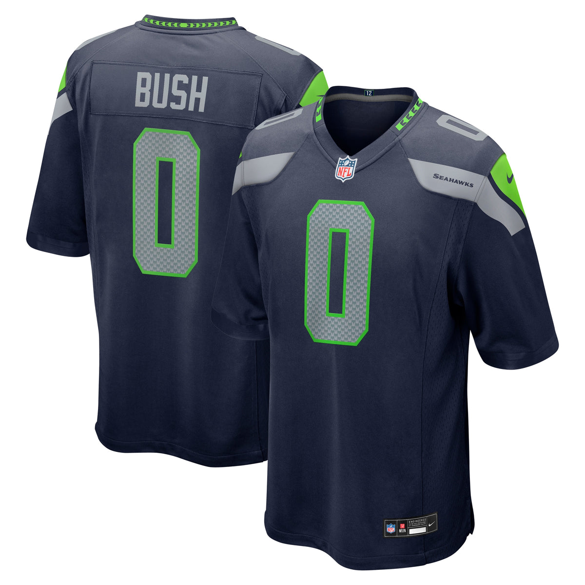 Devin Bush Seattle Seahawks Nike Game Jersey College Navy