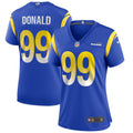 Women s Nike Aaron Donald Royal Los Angeles Rams Game Player Jersey
