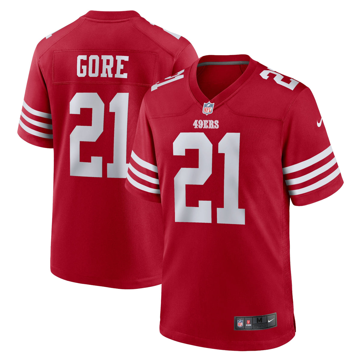 Frank Gore San Francisco 49ers Nike Retired Player Game Jersey   Scarlet